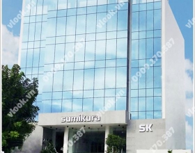 Thi công kính tòa nhà Sumikura